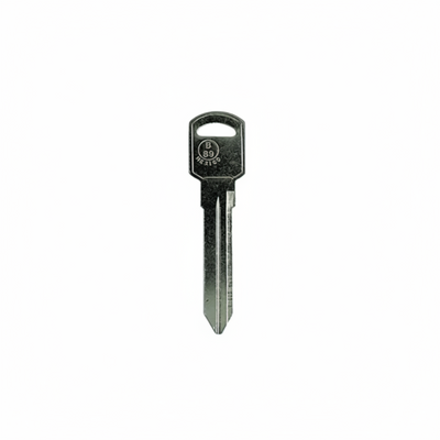 B89 - GM-25 - P1107- GM - Metal Key Blank
