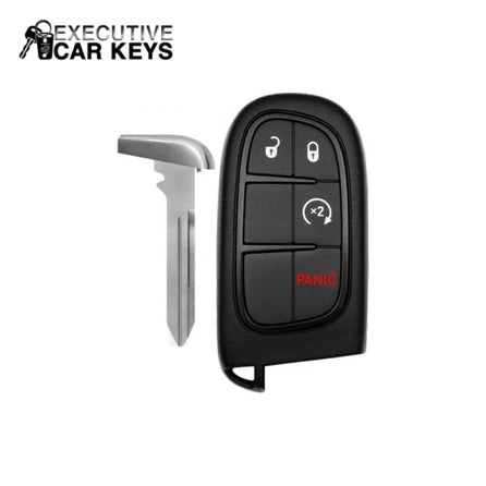 Executive Car Keys - For Dodge RAM / Jeep Cherokee 2013-2025+ (GQ4-54T)(4-Button) Remote-Start