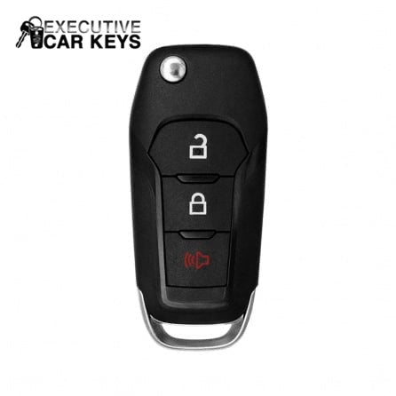 Executive Car Keys - For Ford 2015-2024 3-Btn Remote Head Flip Key (N5F-A08TAA, HITAG)