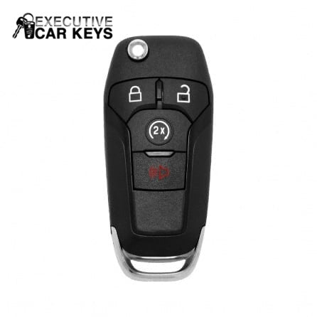 Executive Car Keys - For Ford 2015-2023 4-Btn Remote Flip Key w/Remote Start (N5F-A08TDA)