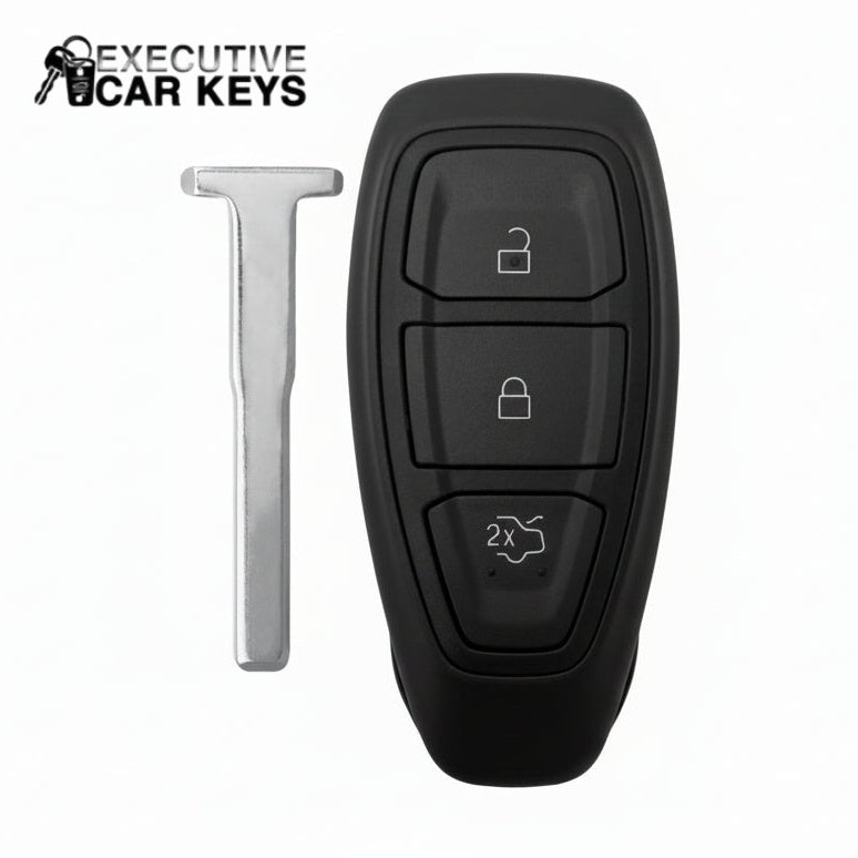 Executive Car Keys - For Ford 2007-2016 3-Btn Smart Key w/ Trunk (KR55WK48801, 4D-63+)