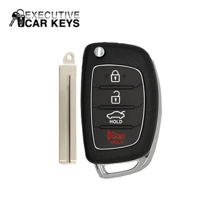 Executive Car Keys - For Hyundai Sonata 2017-2020 (TQ8-RKE-4F25-LF 4BT)(Flip Key) 4-Button