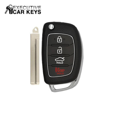 Executive Car Keys - For Hyundai Sonata 2017-2020 (TQ8-RKE-4F25-LF 4BT)(Flip Key) 4-Button