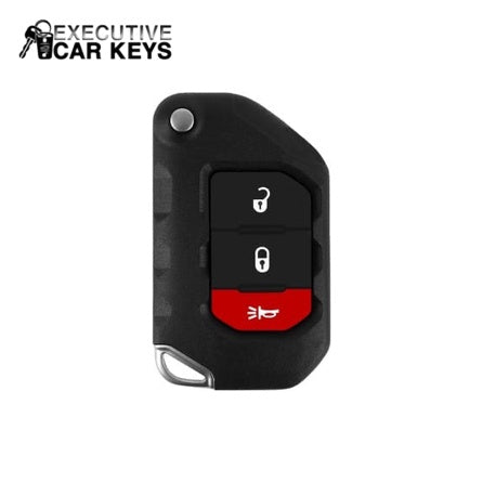 Executive Car Keys - For Jeep Wrangler/Gladiator 2018-2026+ (OHT1130261)(3 Button)