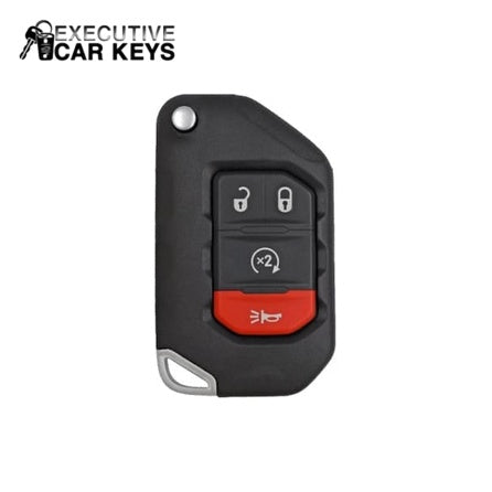 Executive Car Keys - For Jeep Wrangler/Gladiator 2018-2026+ (OHT1130261)(4 Button)
