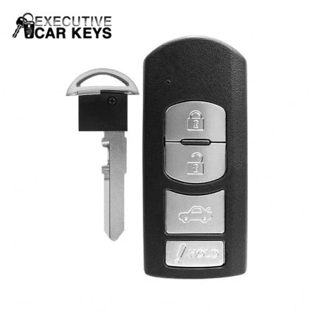 Executive Car Keys - For Mazda 3/6/MX-5 2014-2019 (WAZSKE13D02)(4 Button)