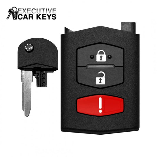 Executive Car Keys - For Mazda 2/3/5/CX-7/CX-9 2006-2015 (SKE12501)(Flip Key)