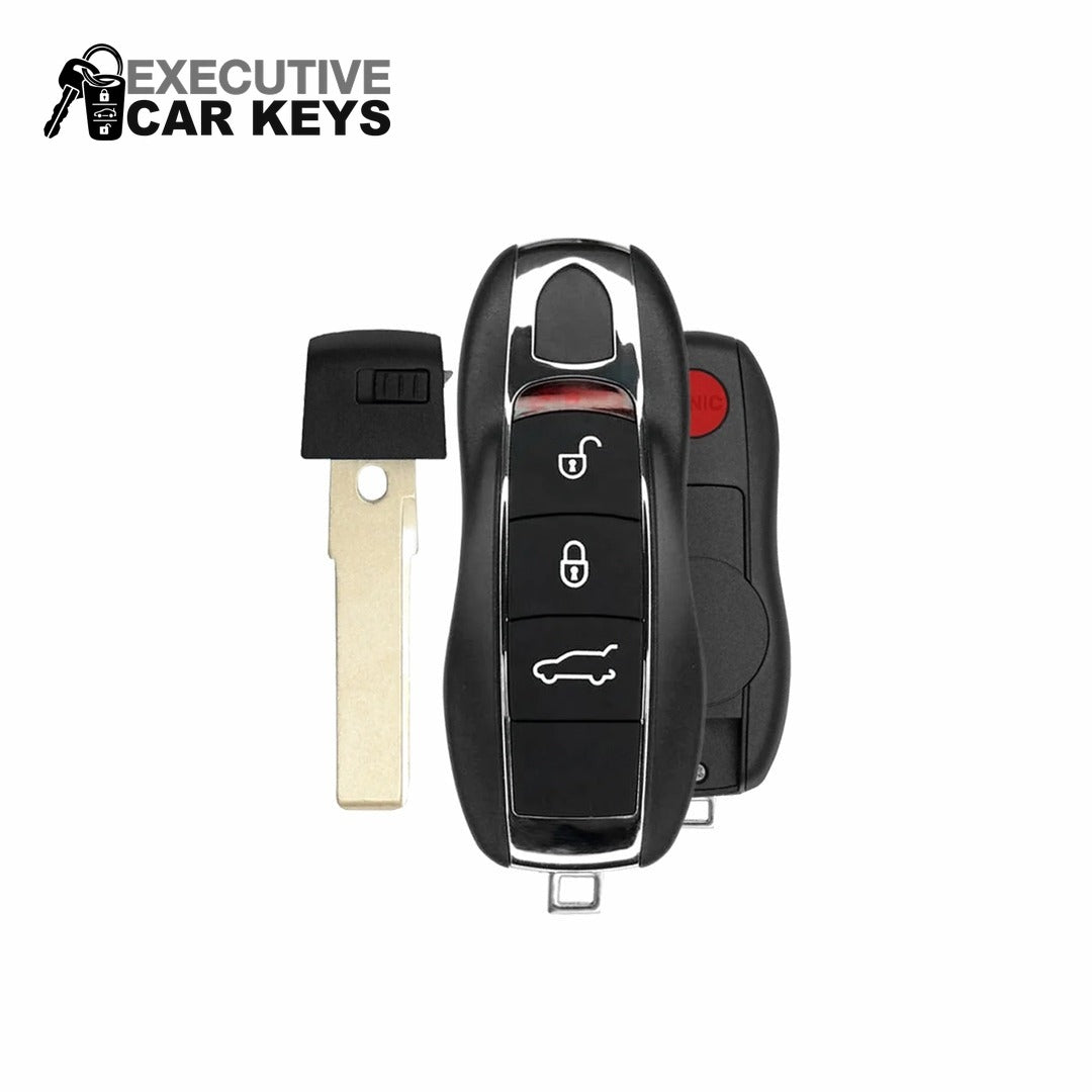 For Porsche 911 Boxster Cayenne Cayman Macan Panamera 2010-2017 4-Button Smart Key w/Hatch (KR55WK50138) 315 MHz Key Fob Replacement | Executive Car Keys