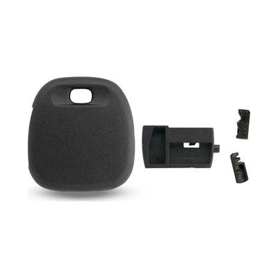 Universal Transponder Key Shell (Square Head) with chip holder and blade pins, for Autel / Xhorse / KEYDIY universal key blades