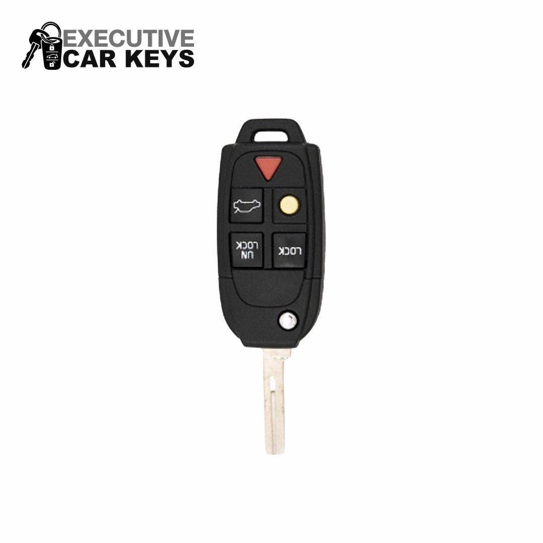 For Volvo S60 S80 V70 XC70 XC90 2004-2015 5-Button Remote Head Flip Key (LQNP2T-APU) 315 MHz Key Fob Replacement | Executive Car Keys
